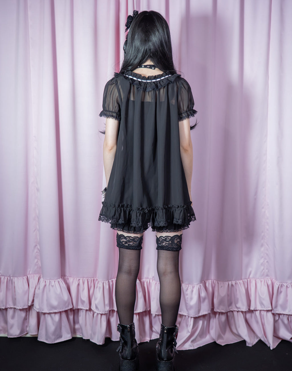 AVENCHUMU Heart pocket & baby like chiffon setup