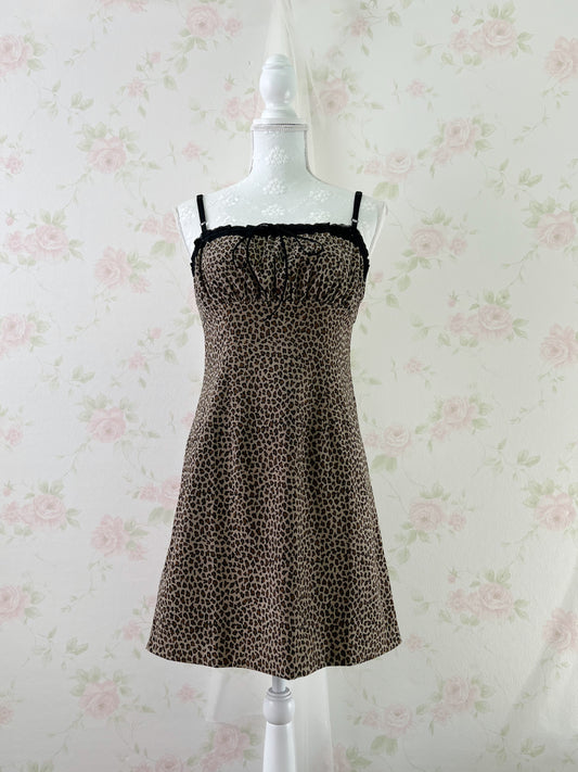 One Way Leopard Tight Dress