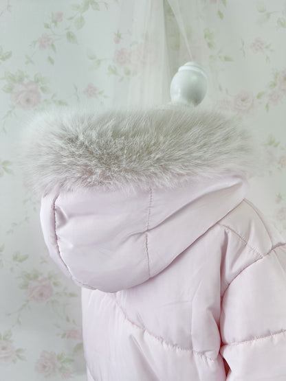NICE CLAUP Puffer Jacket (Baby Pink)