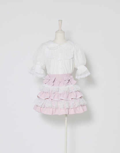 mellfy memory Lace tutu drawers mini Skirt
