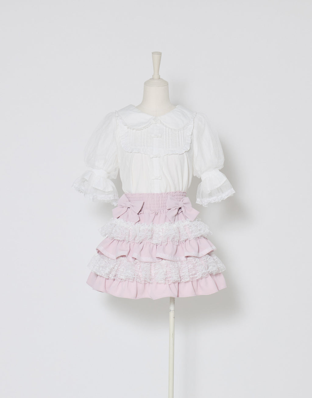 mellfy memory Dreamy mini ribbon Blouse