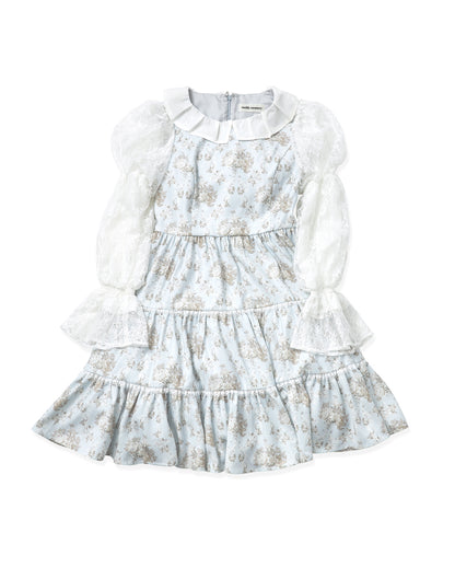 (October Delivery) mellfy memory Princess Rococo Rose Dress