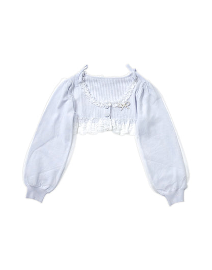 <March Delivery> mellfy memory Like sugar candy Knit Bolero