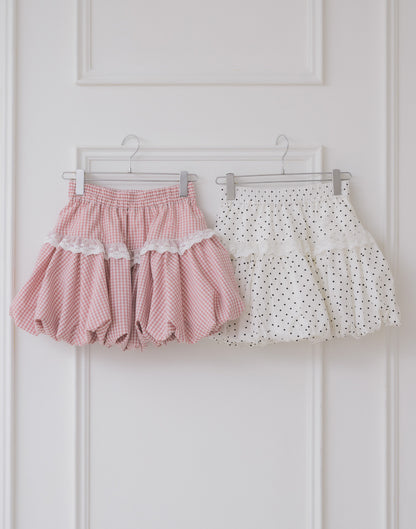 Lolime lacy balloon skirt