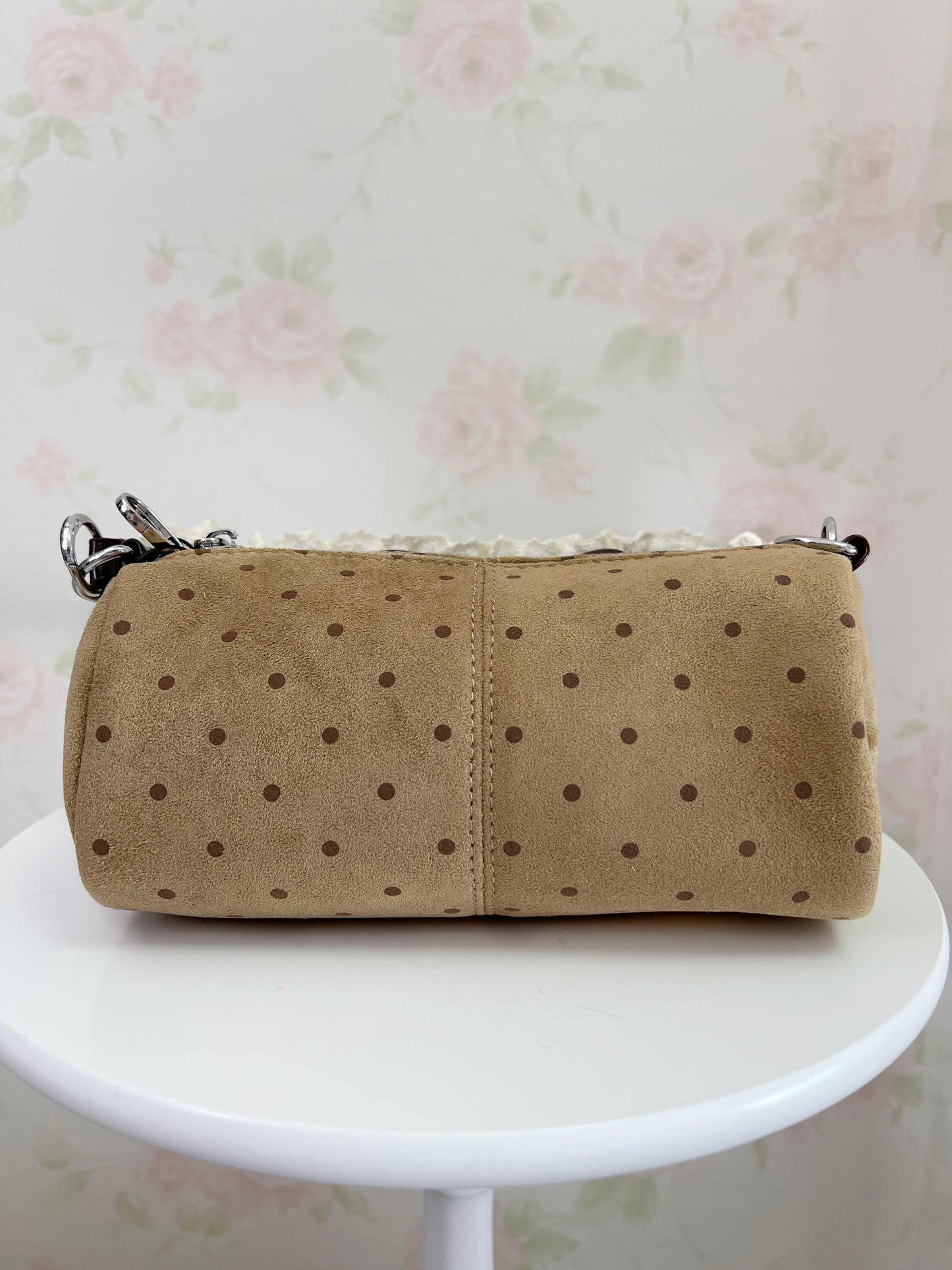 (Pre-order) GRL polka dot shoujo 2 way bag (caramel)