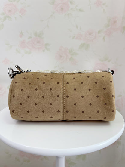 (Pre-order) GRL polka dot shoujo 2 way bag (caramel)