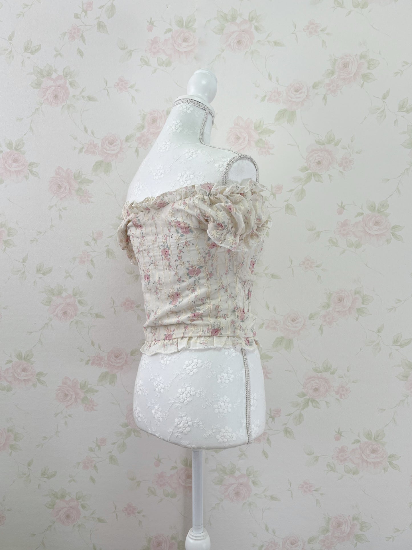 Shoujo Floral Cotton Blouse