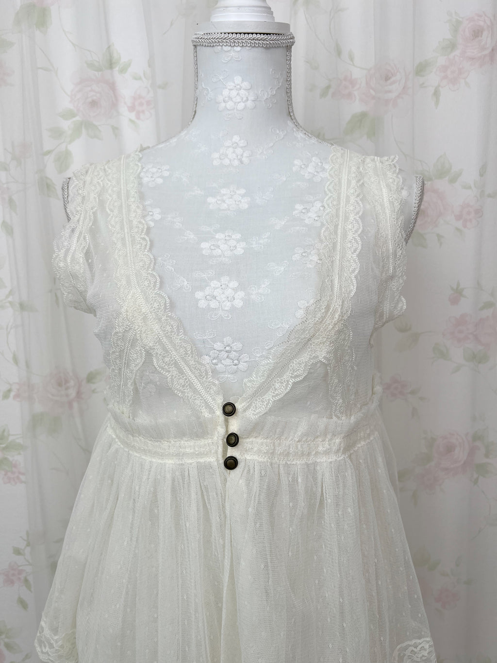 axes femme Princess Tulle Long Gillet (Ivory)