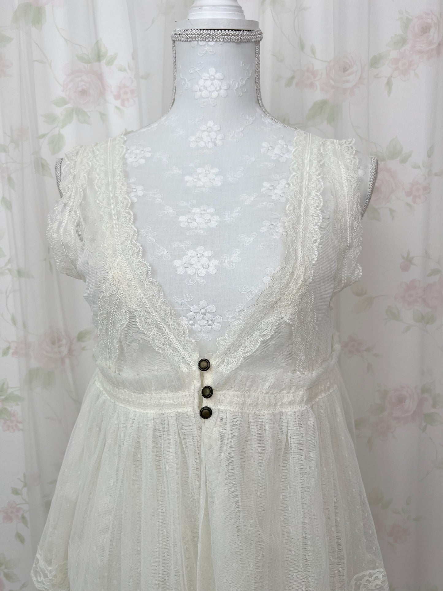 axes femme Princess Tulle Long Gillet (Ivory)