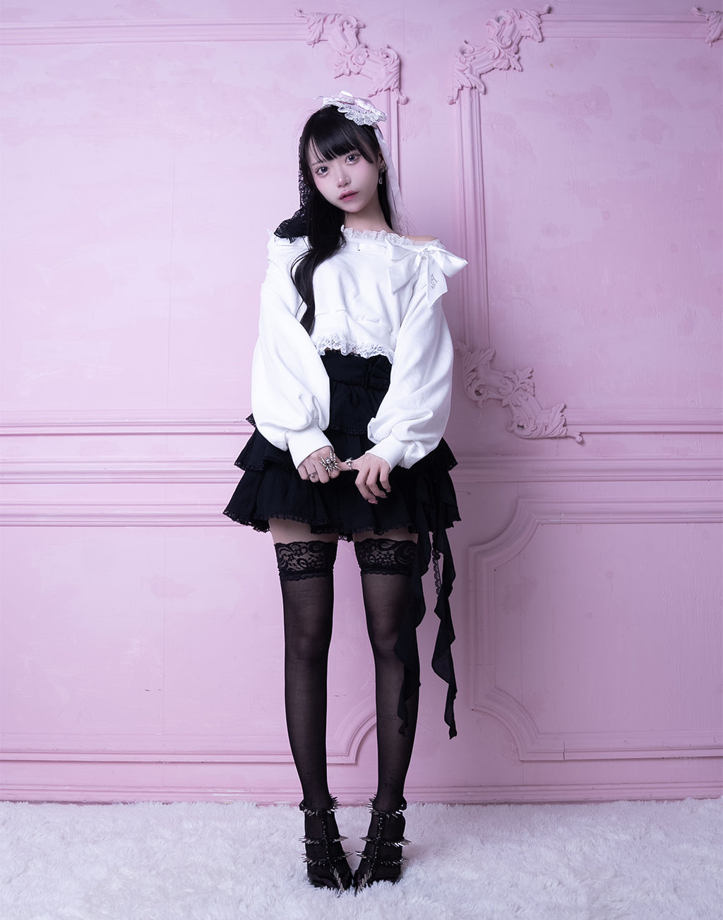 AVENCHUMU Off shoulder satin ribbon tops