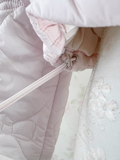 Honey Cinnamon Ribbon Quilting Jacket (Pink)