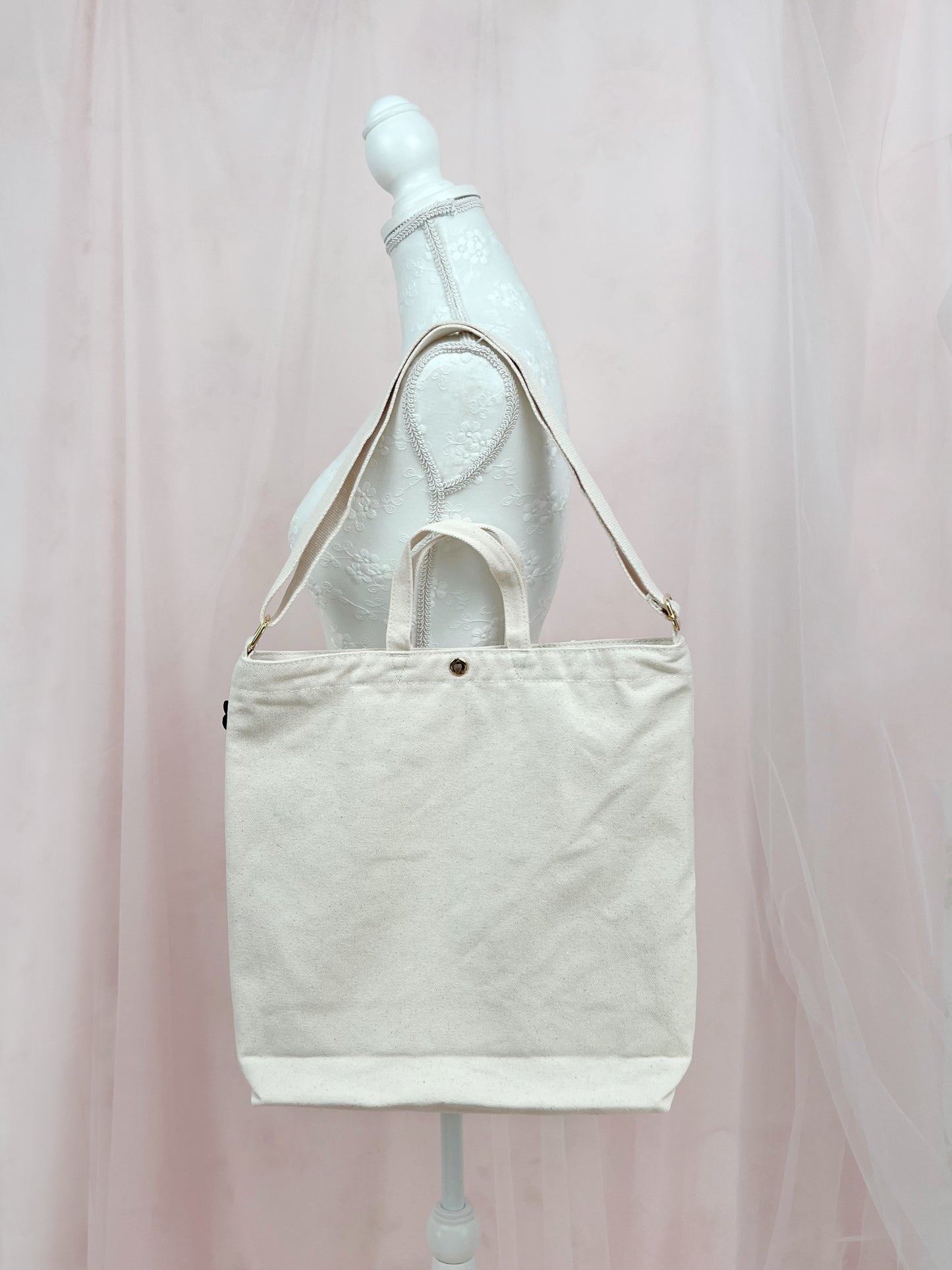 miffy melanie and miffy Cotton Tote Bag