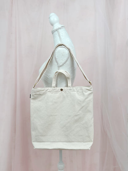 miffy melanie and miffy Cotton Tote Bag