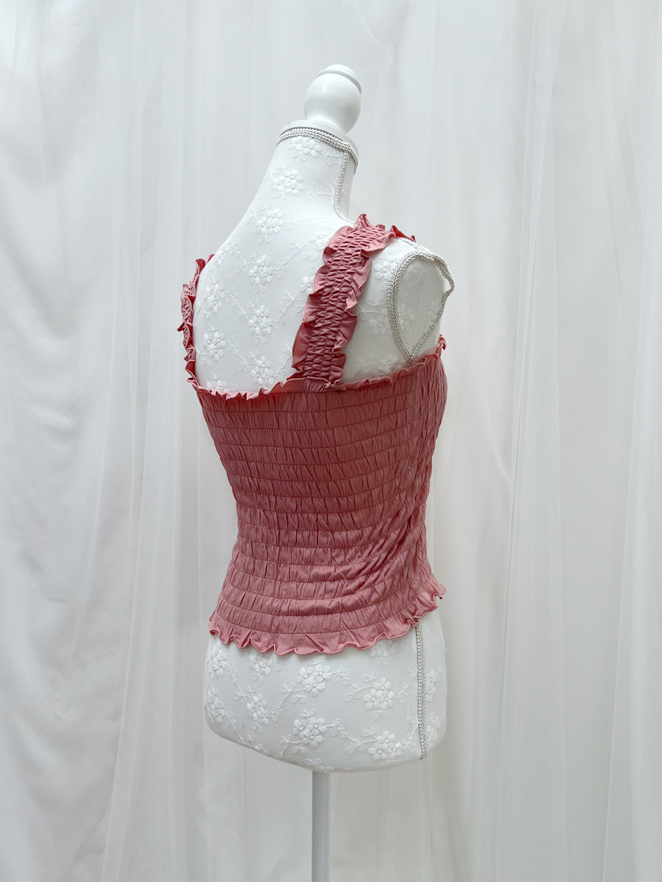 Honey’s Smocked Short Top (Pink)