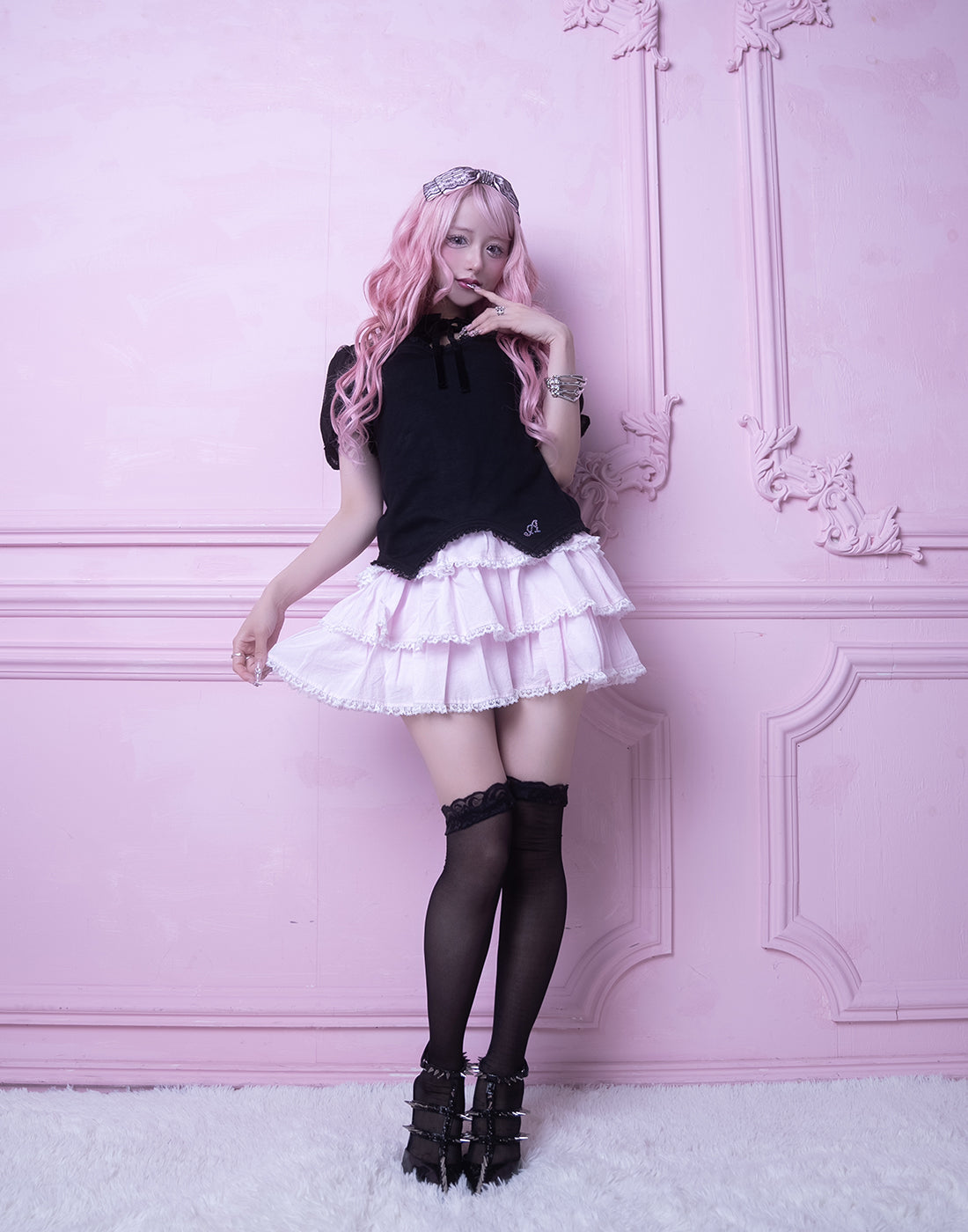 AVENCHUMU Lace blouse style cutsew tops