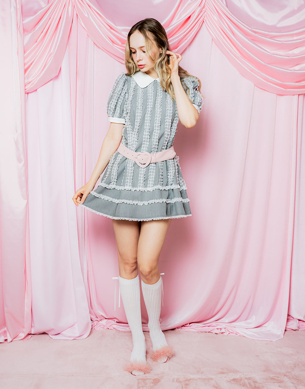 Lolime Lacy Madonna Dress