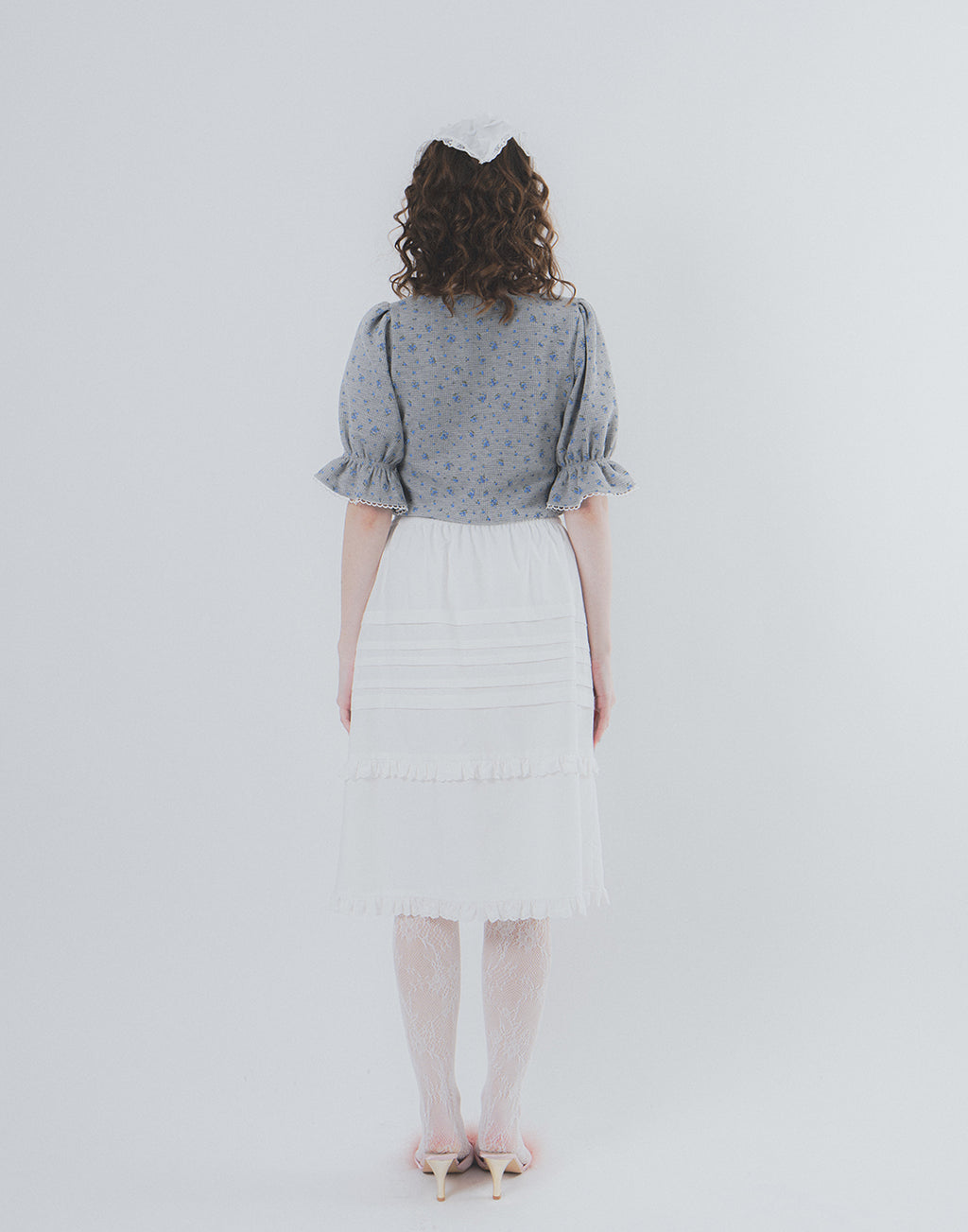 Lolime Baby flowers Puff Sleeved T-Shirt