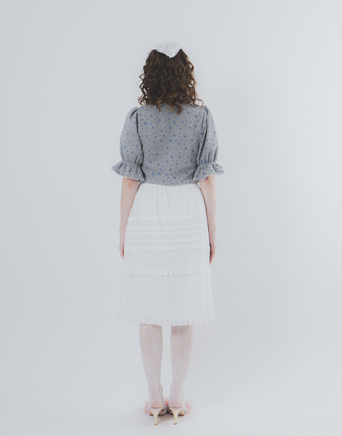 Lolime Baby flowers Puff Sleeved T-Shirt