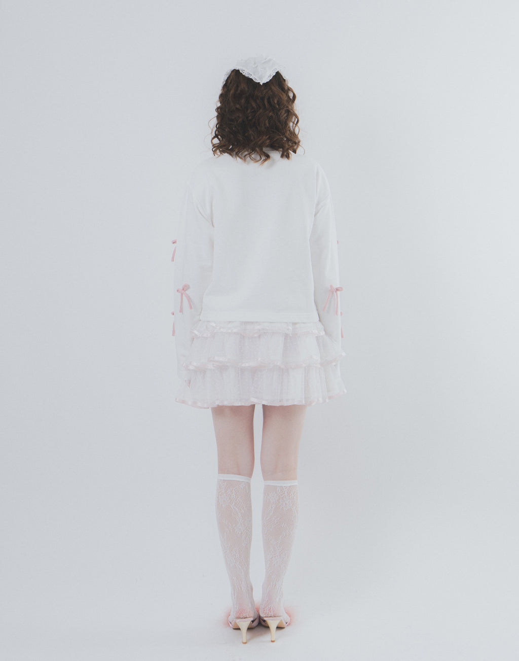 Lolime Ribbon Ribbon-deco Cardigan