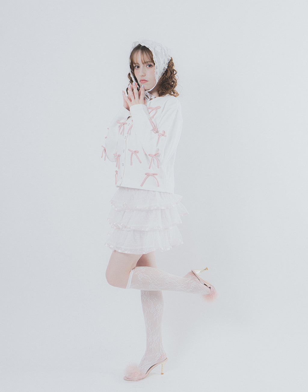 Lolime Syrup Frill Mini Skirt