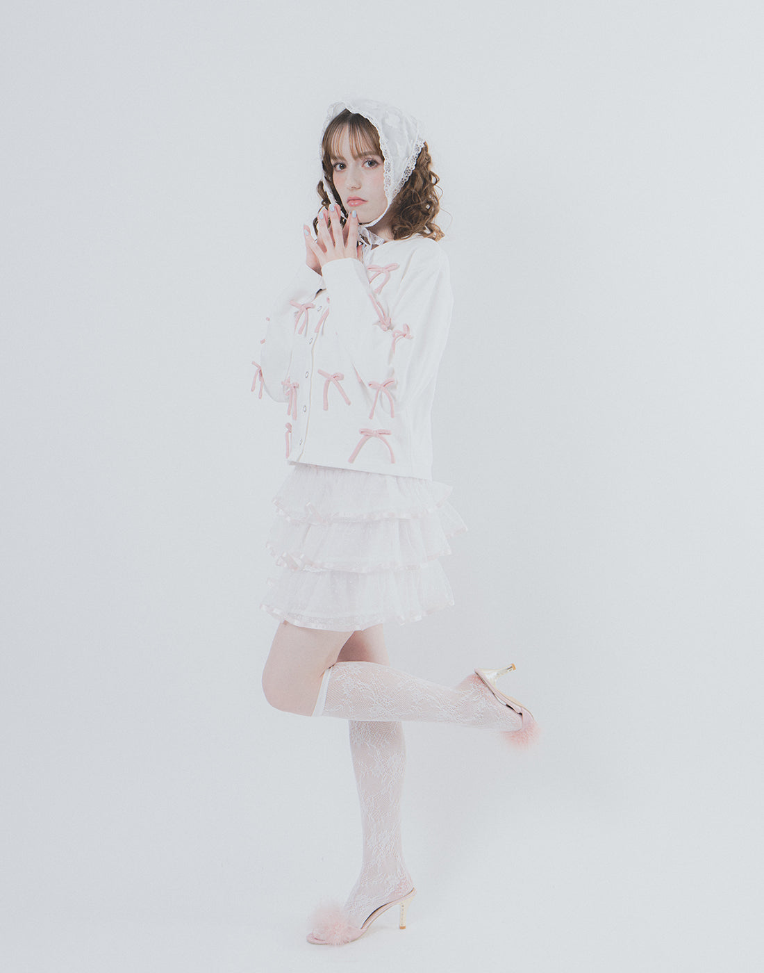 Lolime Syrup Frill Mini Skirt