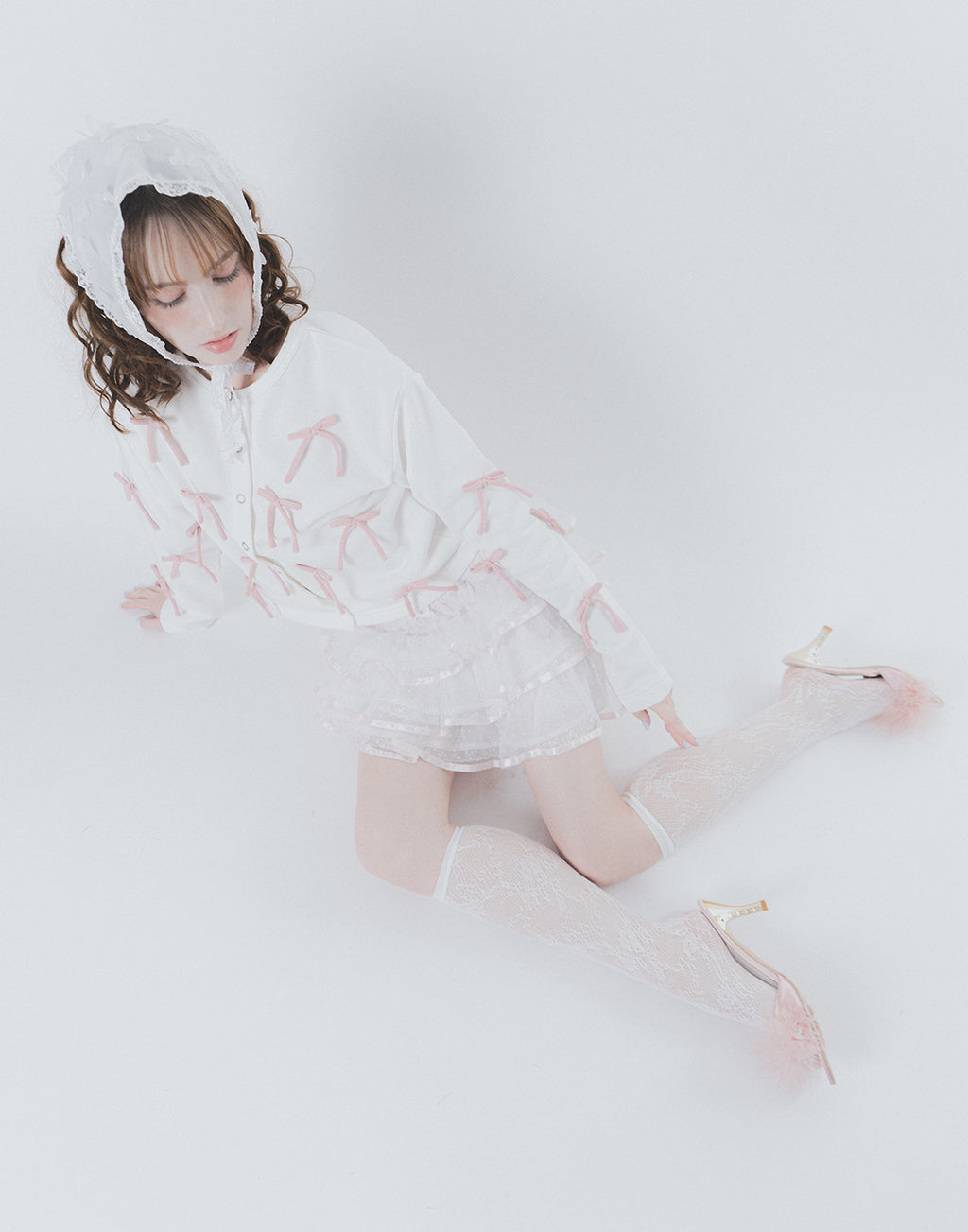 Lolime Syrup Frill Mini Skirt