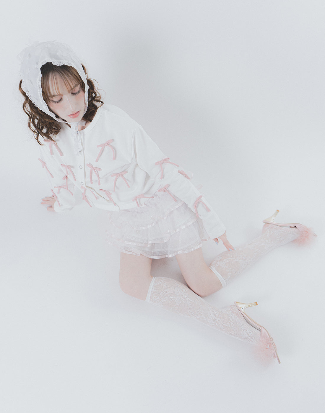 Lolime Syrup Frill Mini Skirt