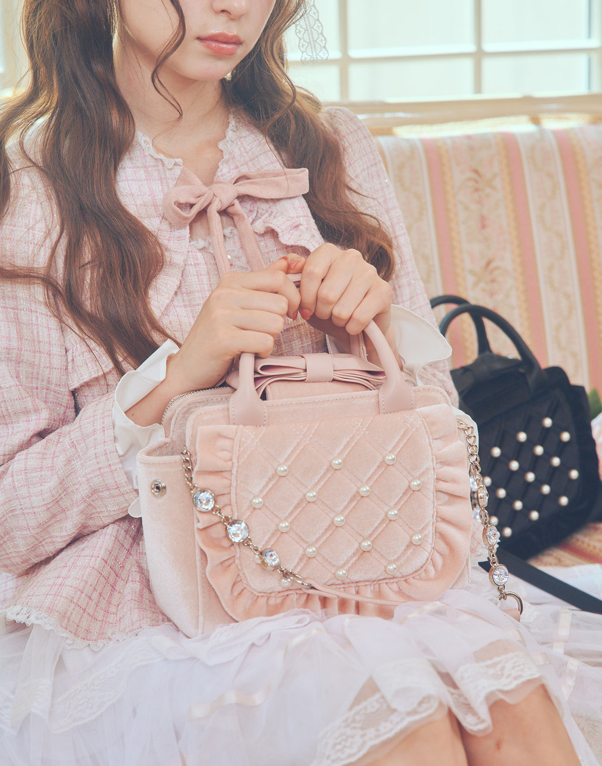 mellfy memory Eternity love mellfy velour bag