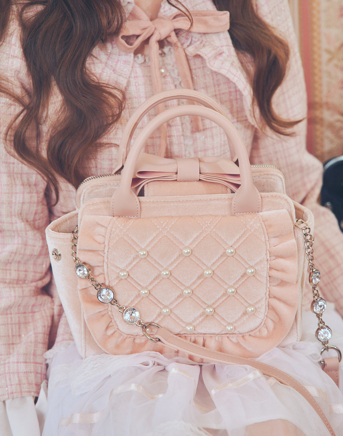 mellfy memory Eternity love mellfy velour bag