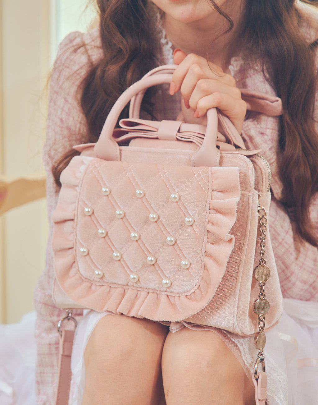 mellfy memory Eternity love mellfy velour bag