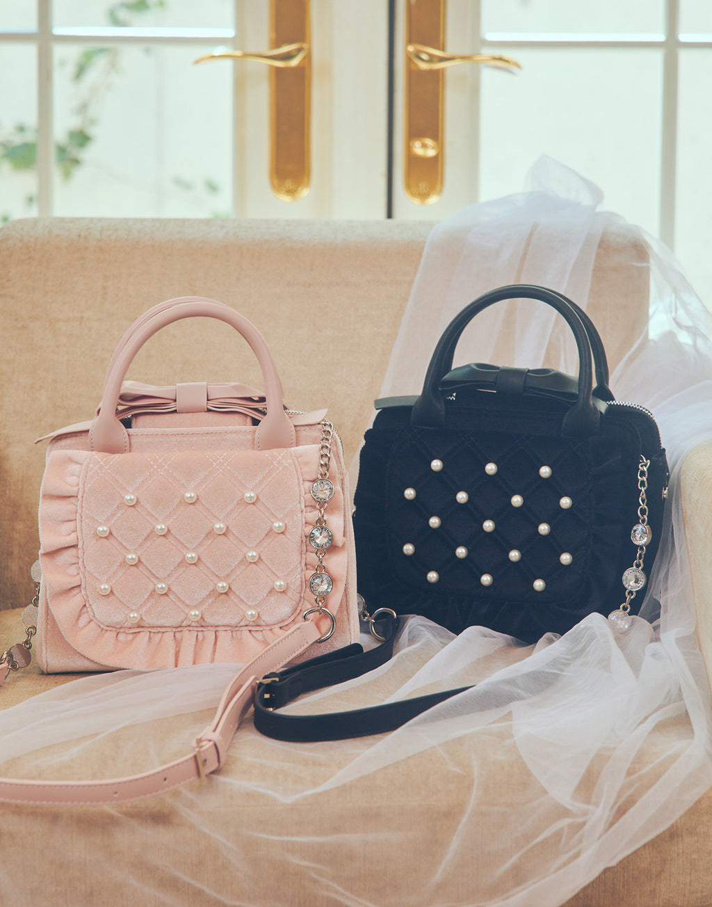 mellfy memory Eternity love mellfy velour bag