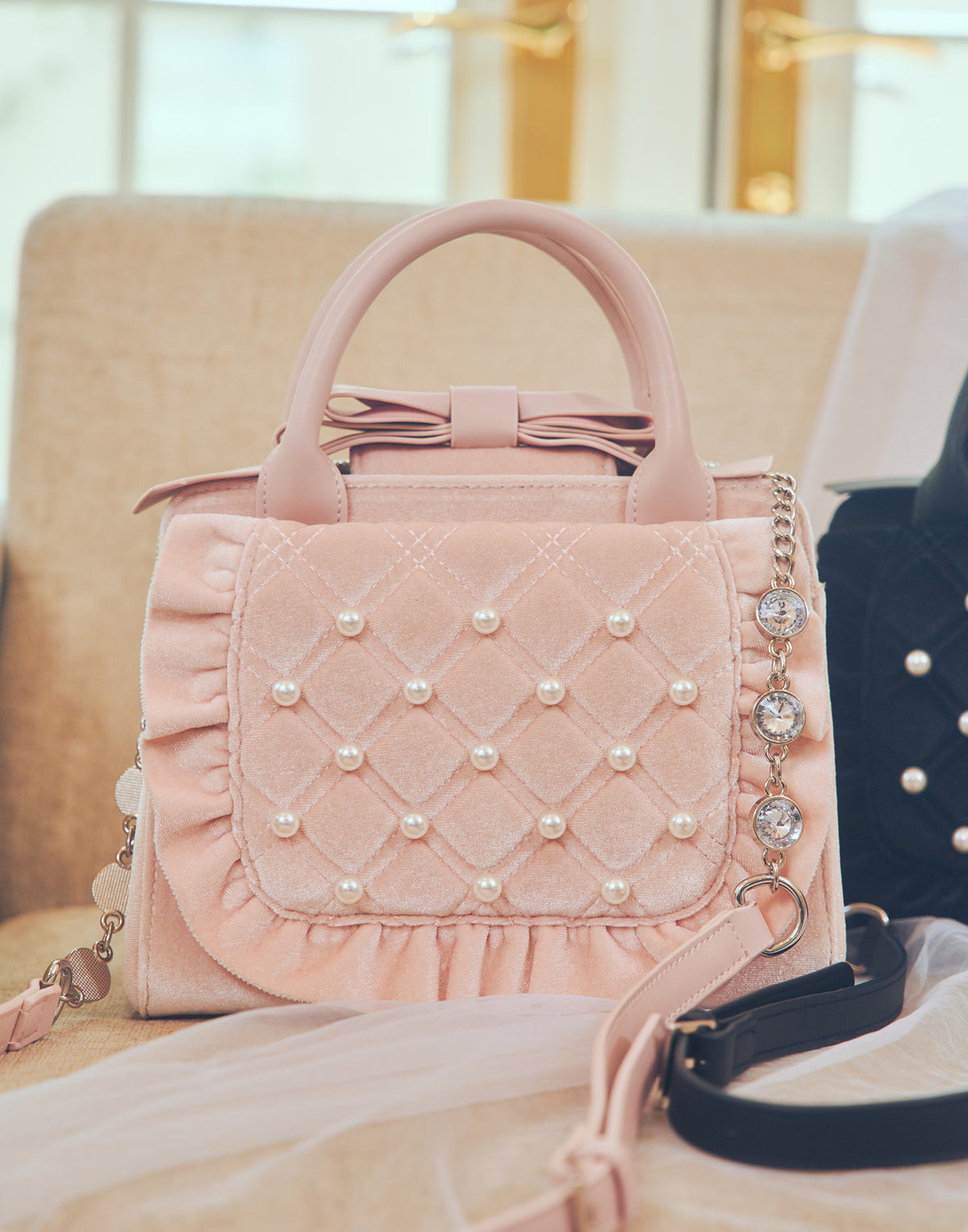 mellfy memory Eternity love mellfy velour bag