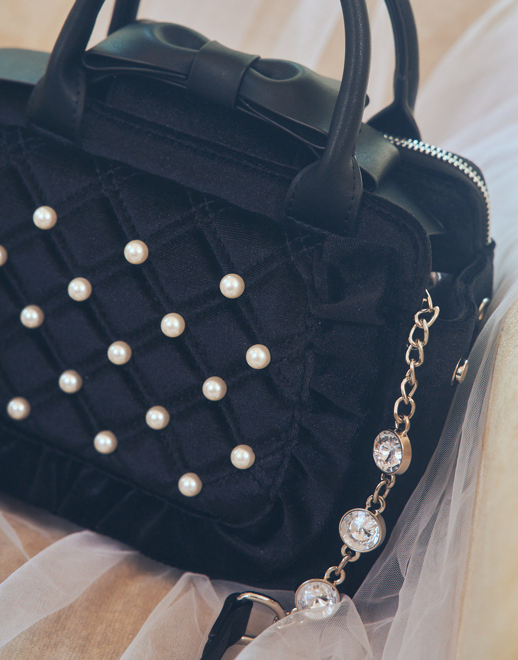 mellfy memory Eternity love mellfy velour bag