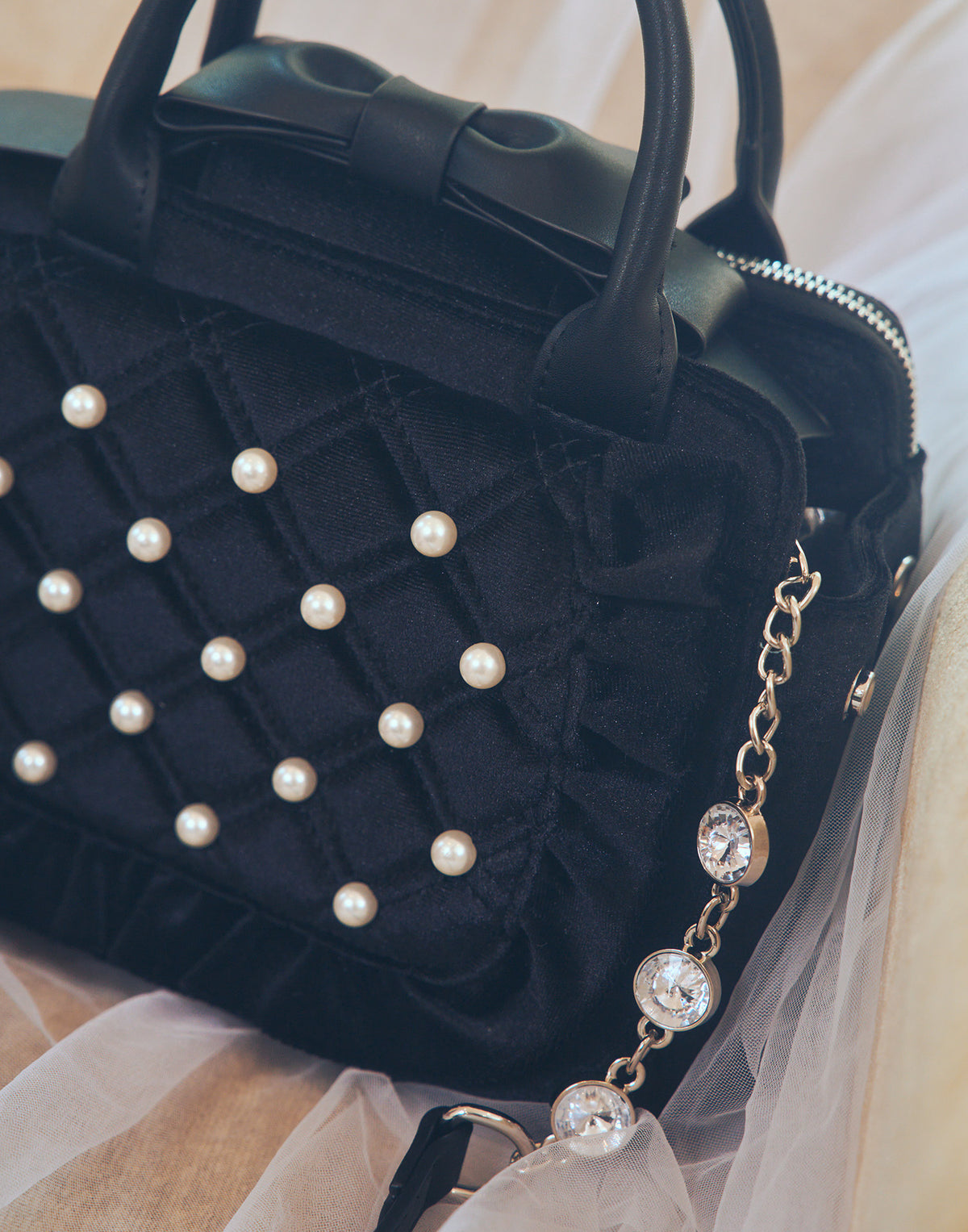 mellfy memory Eternity love mellfy velour bag