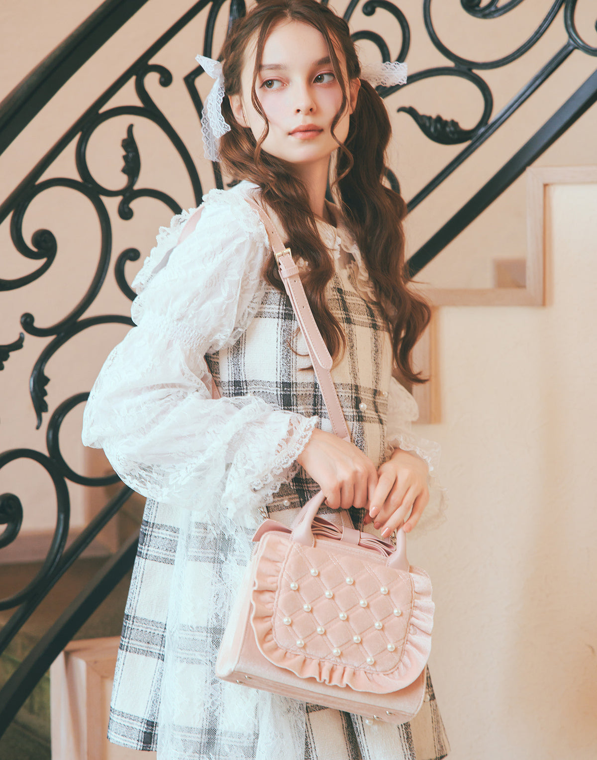 mellfy memory Eternity love mellfy velour bag
