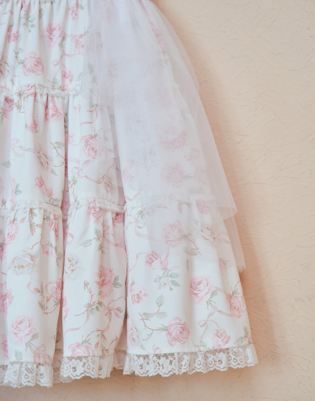 mellfy memory Rose perfume tulle veil onepiece