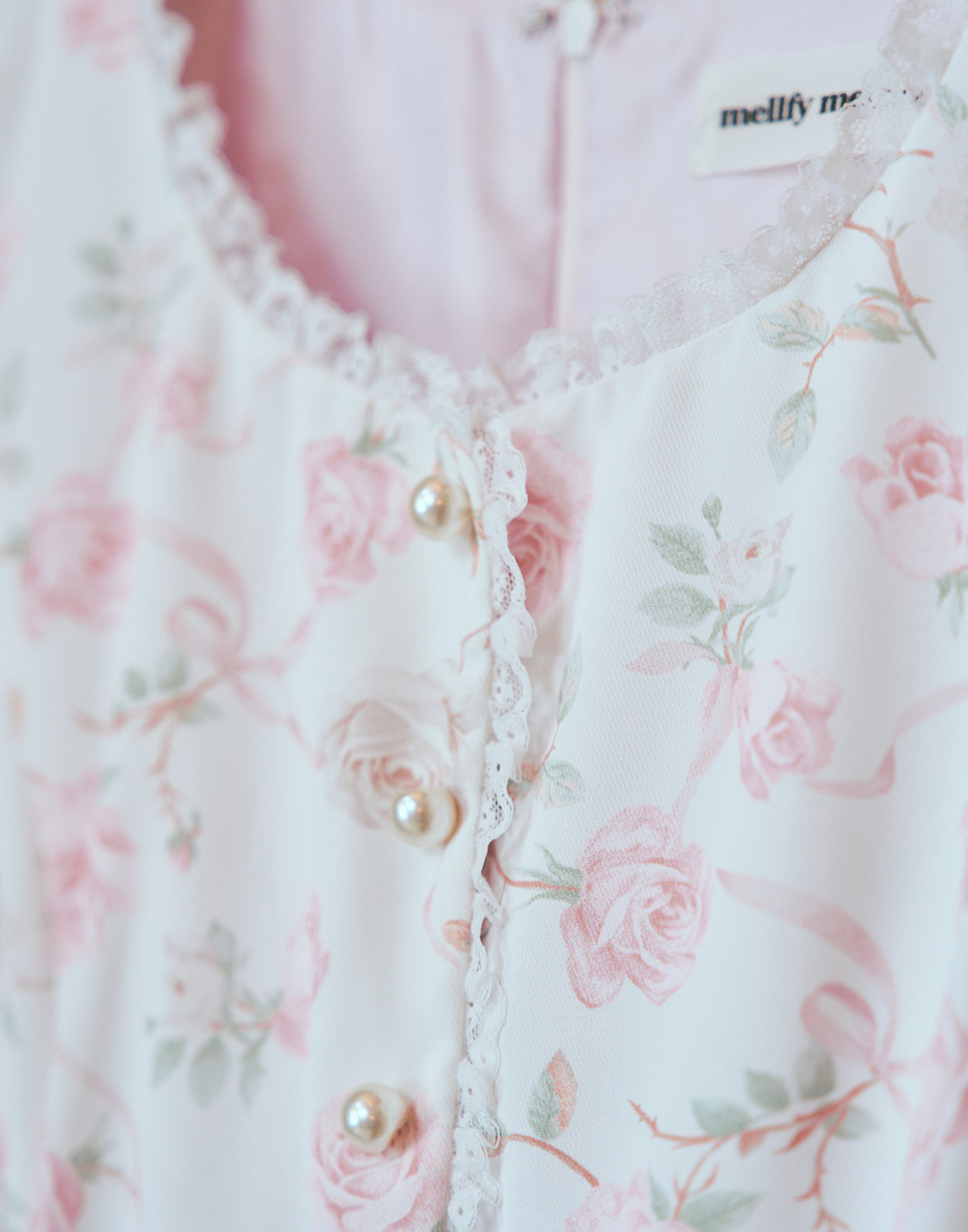 mellfy memory Rose perfume tulle veil onepiece