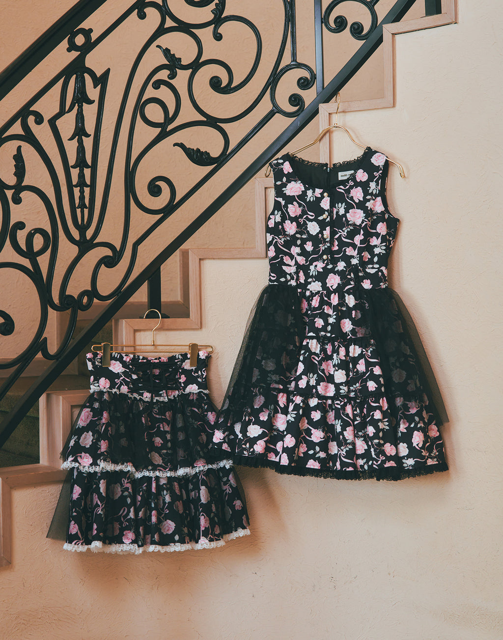 mellfy memory Rose perfume tulle veil onepiece