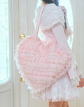 mellfy memory Tiered sweet love heart tote bag