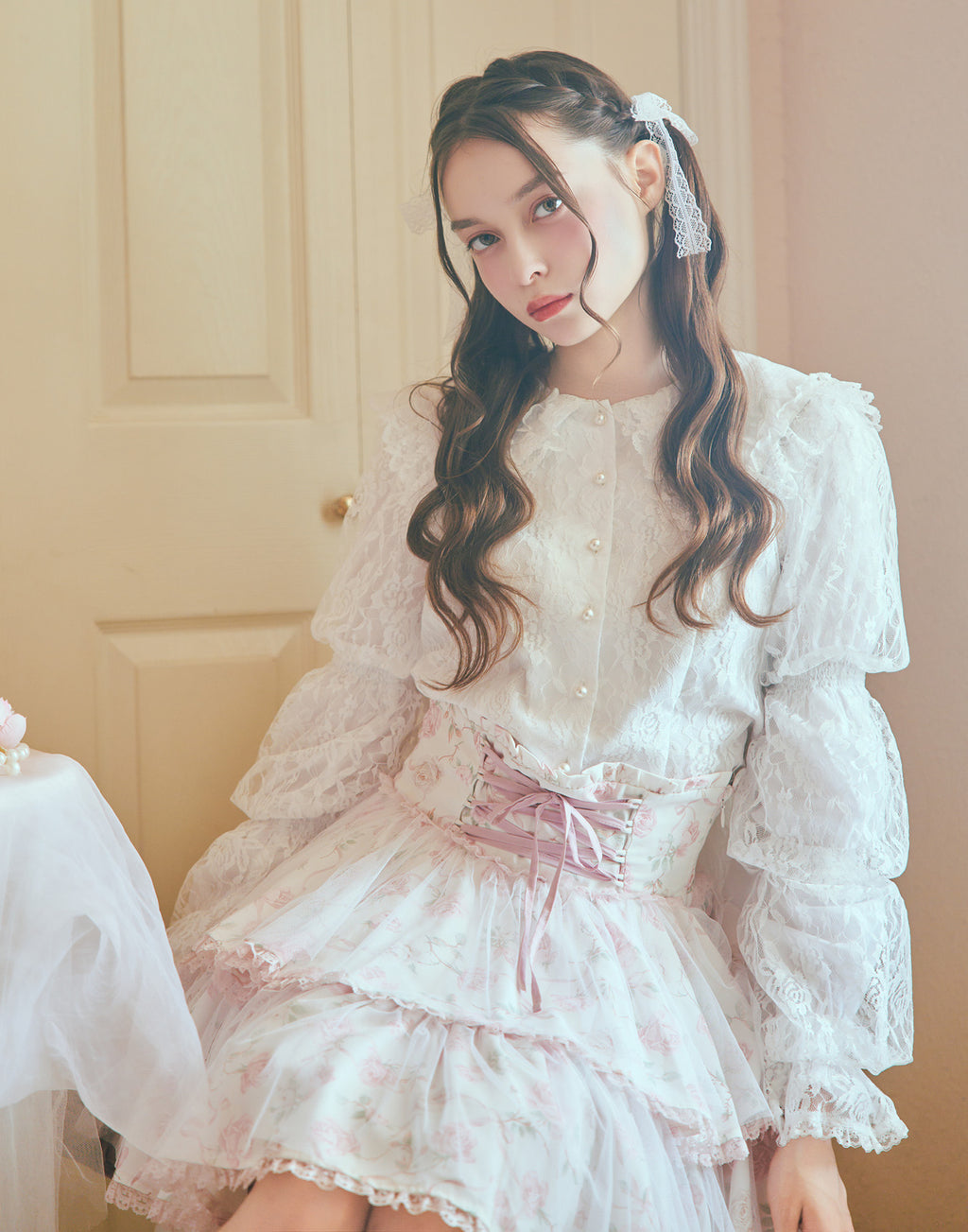 mellfy memory Melty sailor lace blouse