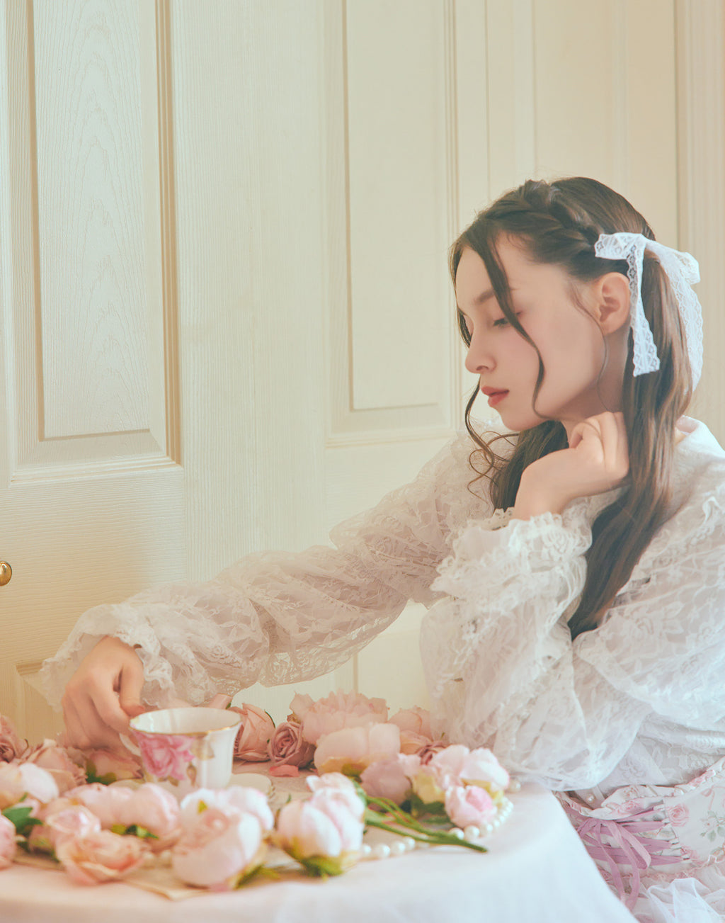 mellfy memory Melty sailor lace blouse