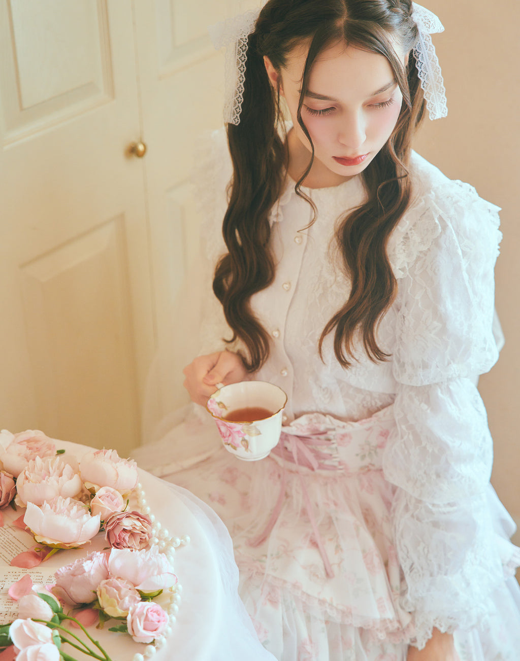 mellfy memory Melty sailor lace blouse