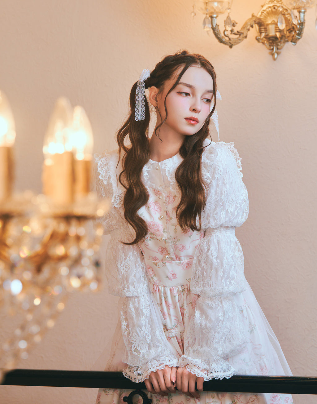 mellfy memory Rose perfume tulle veil onepiece