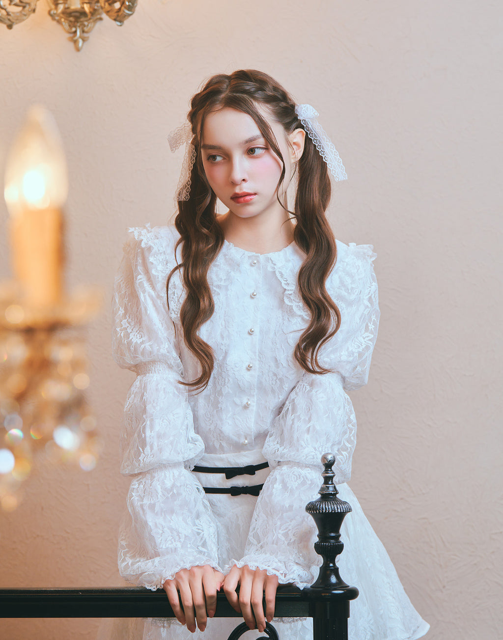 mellfy memory Melty sailor lace blouse