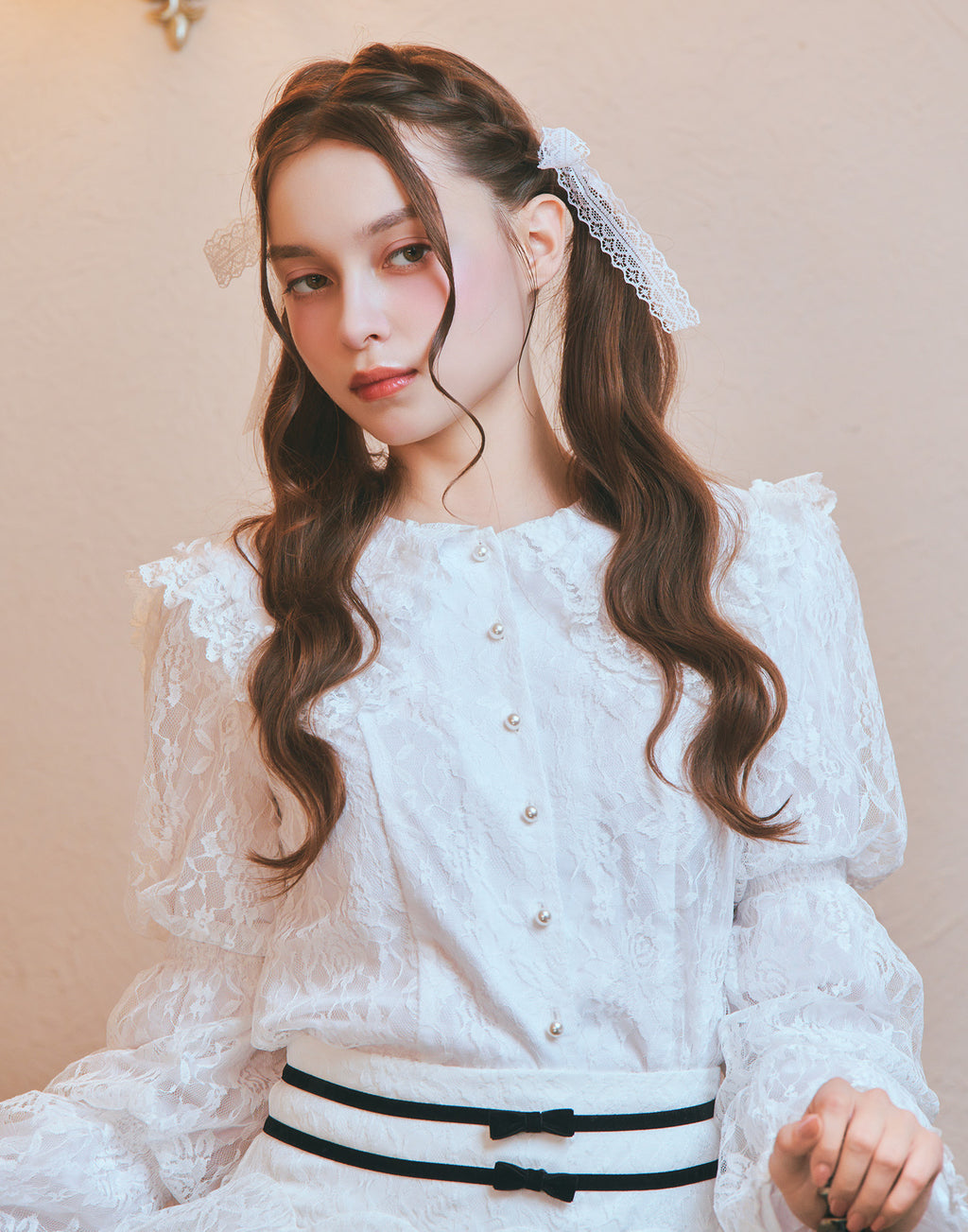 mellfy memory Melty sailor lace blouse
