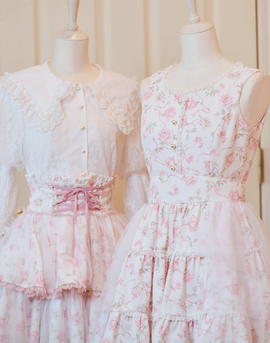 mellfy memory Rose perfume tulle veil onepiece