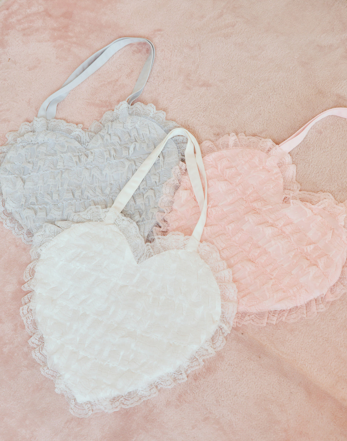 mellfy memory Tiered sweet love heart tote bag