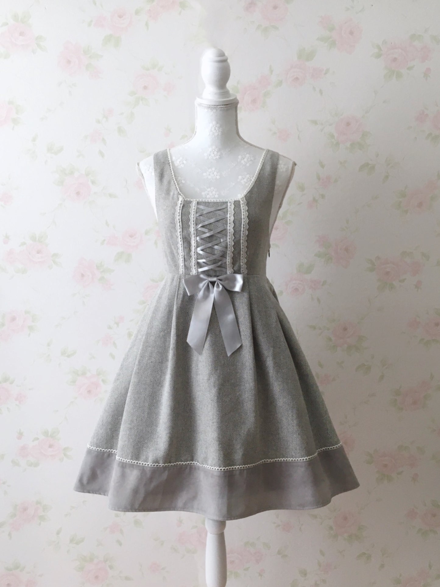 Amavel Back Laced Up Jumper Dress