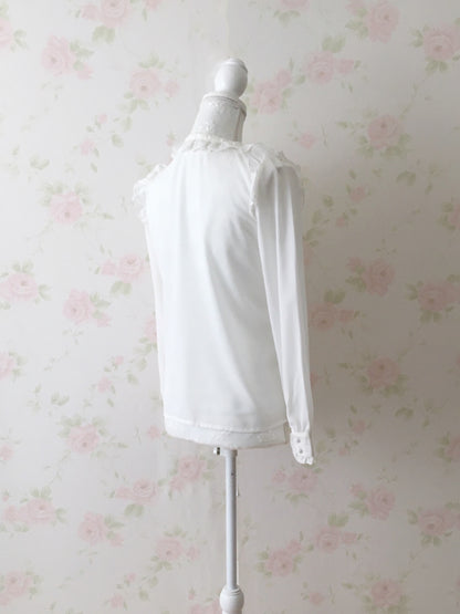Secret Honey Ruffled Classical Blouse