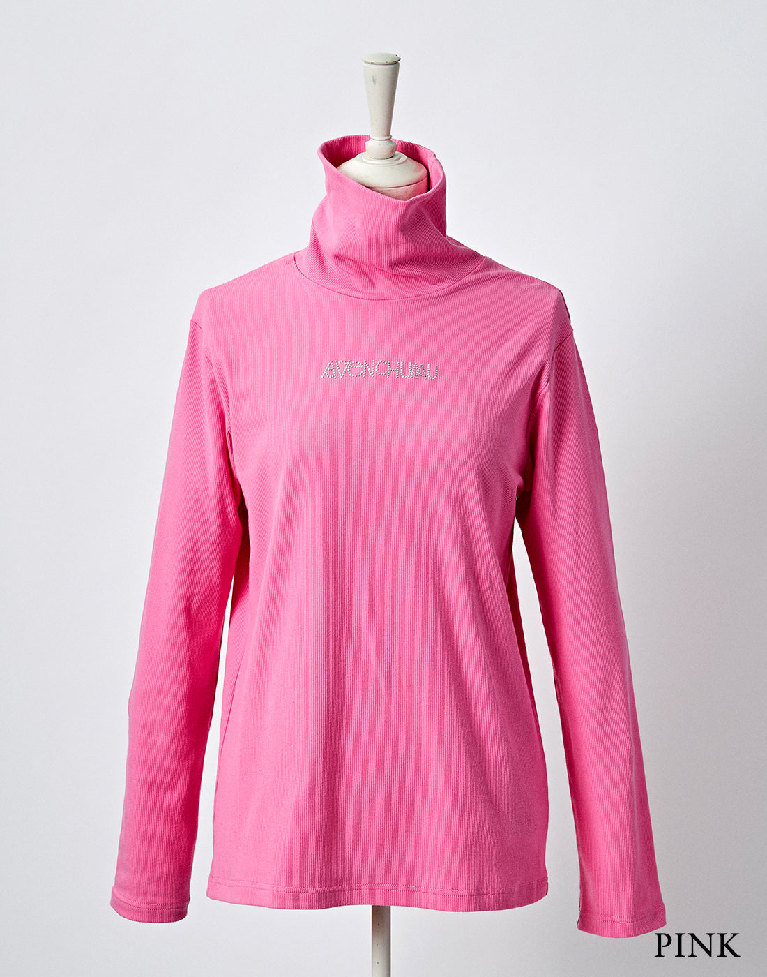 Studs logo high neck tops